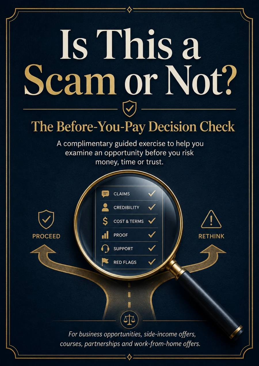 Cover of Is This a Scam or Not? The Before-You-Pay Decision Check