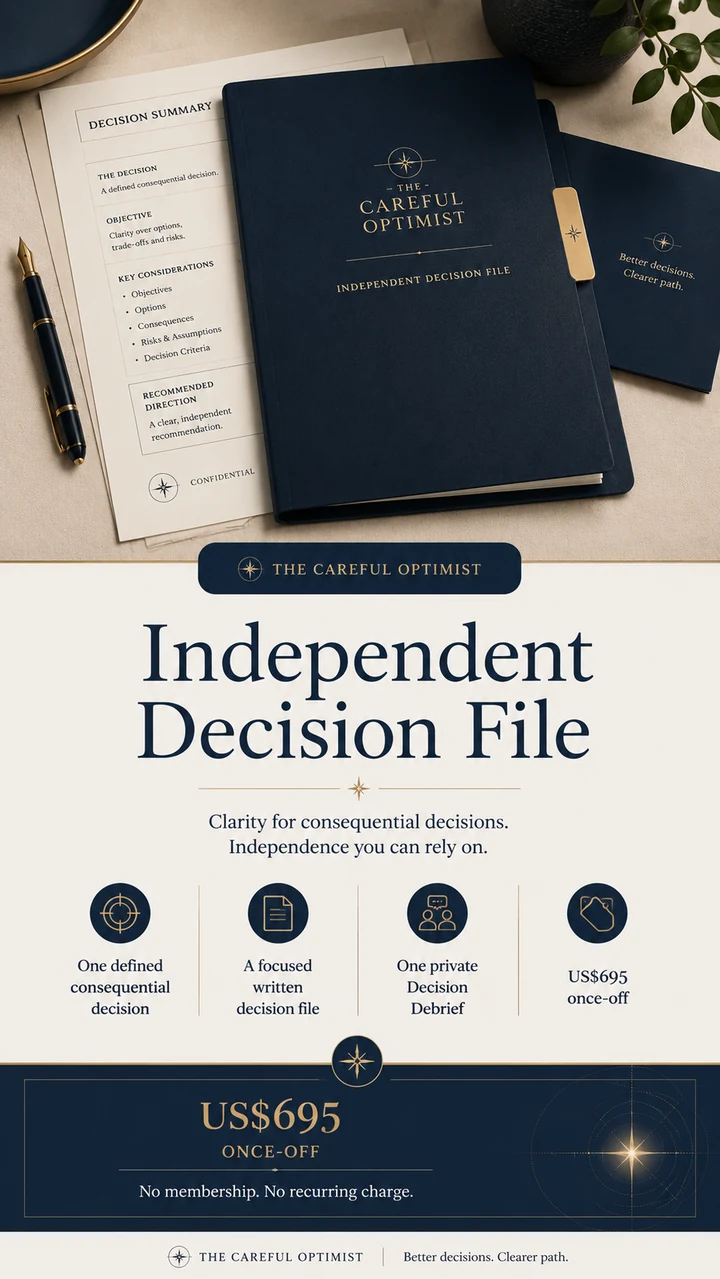 Independent Decision File — US$695 once-off